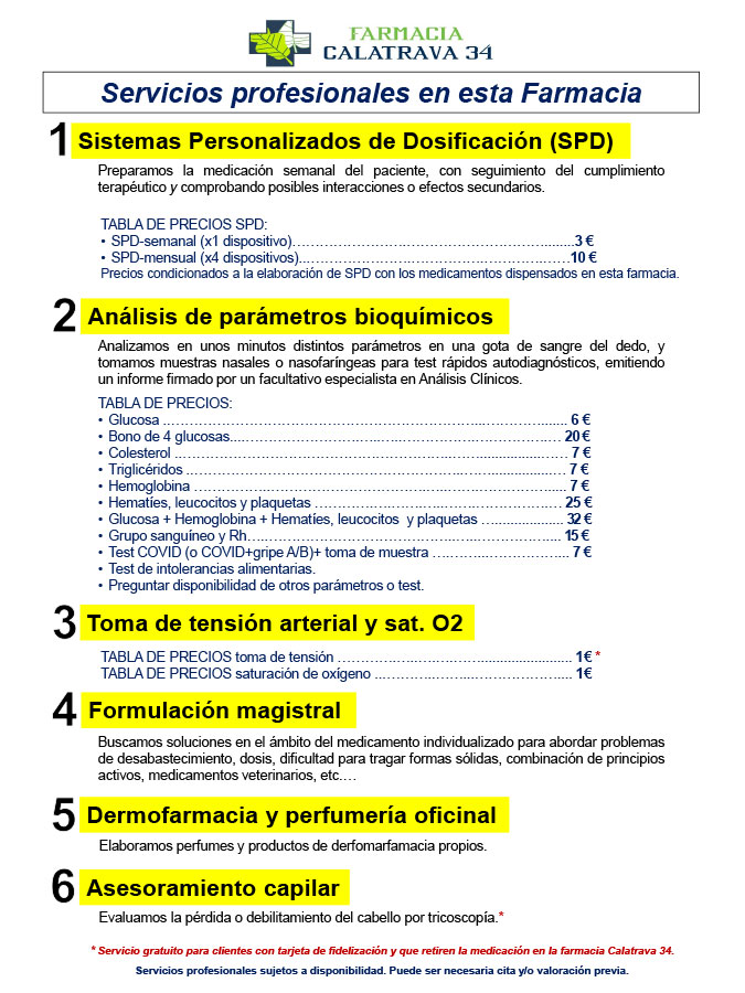 Servicios Profesionales Farmacéuticos