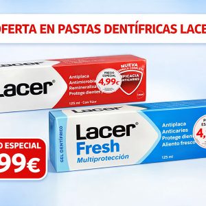 Oferta en pastas dentífricas LACER